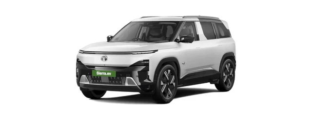 Tata Sierra EV in Pristine White