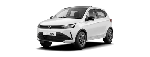 Tata Tiago in Pristine White