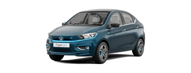 Tata Tigor EV in Signature Teal Blue