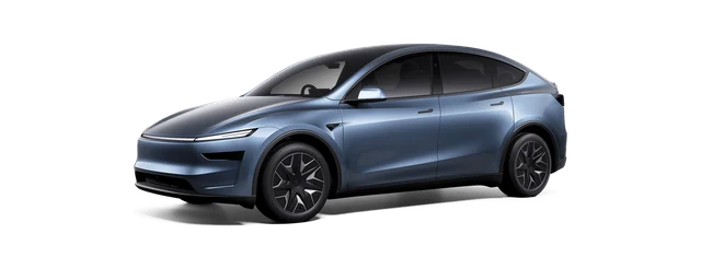 Tesla Model Y L in Glacier Blue