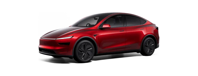 Tesla Model Y in Ultra Red