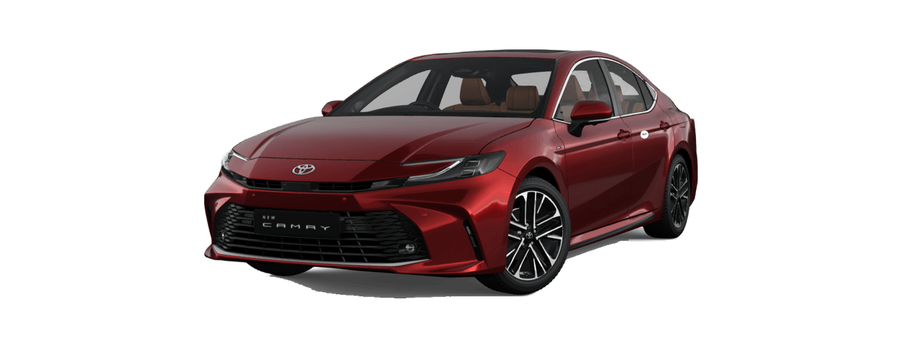 Toyota Camry in Emotional Red