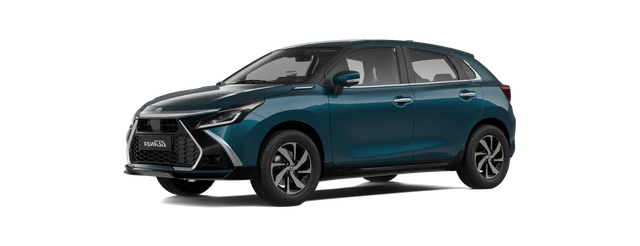 Toyota Glanza in Digital Teal Green