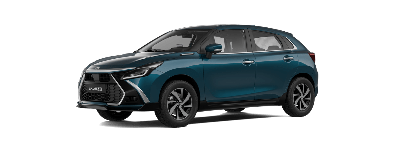 Toyota Glanza in Digital Teal Green