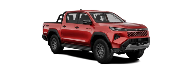 Toyota Hilux in Emotional Red