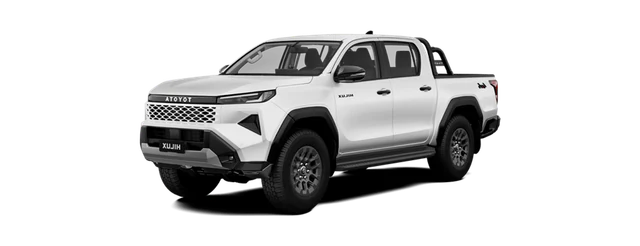 Toyota Hilux in Super White