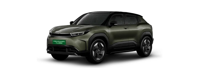 Toyota Urban Cruiser eBella in Land Breeze Green Dual Tone