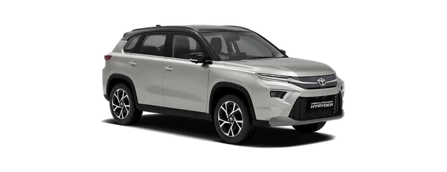 Toyota Urban Cruiser Hyryder in Cafe White X Midnight Black