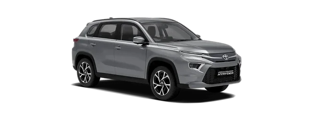 Toyota Urban Cruiser Hyryder in Enticing Silver
