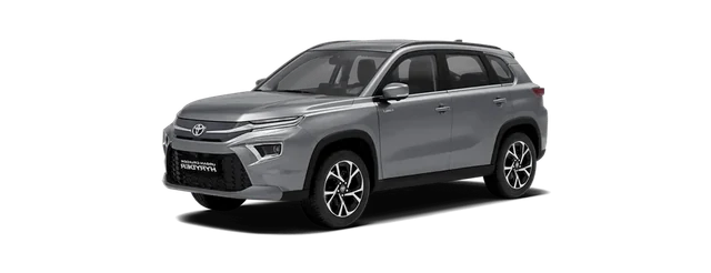 Toyota Urban Cruiser Hyryder in Enticing Silver