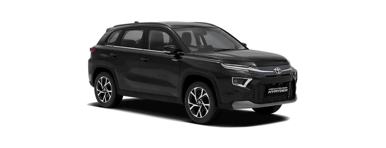 Toyota Urban Cruiser Hyryder in Midnight Black