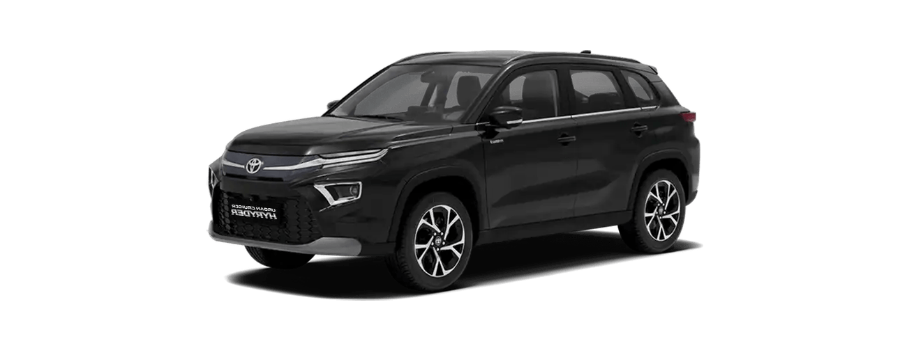 Toyota Urban Cruiser Hyryder in Midnight Black