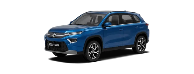 Toyota Urban Cruiser Hyryder in Speedy Blue