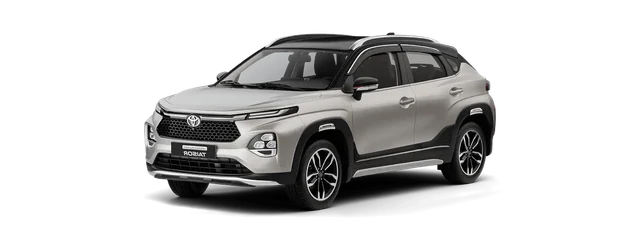 Toyota Urban Cruiser Taisor in Cafe White X Midnight Black