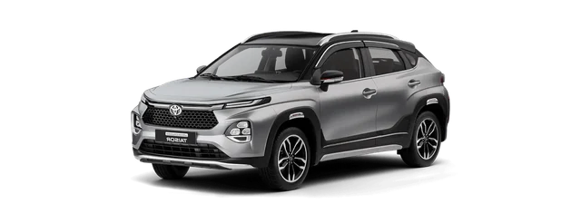 Toyota Urban Cruiser Taisor in Enticing Silver X Midnight Black