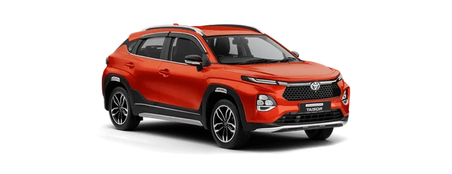 Toyota Urban Cruiser Taisor in Lucent Orange
