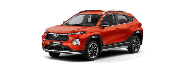 Toyota Urban Cruiser Taisor in Lucent Orange
