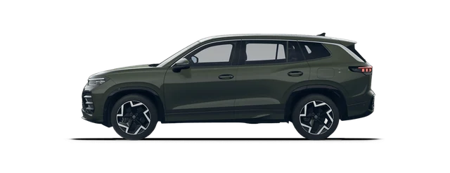Volkswagen Tayron in Cipressino Green Metallic