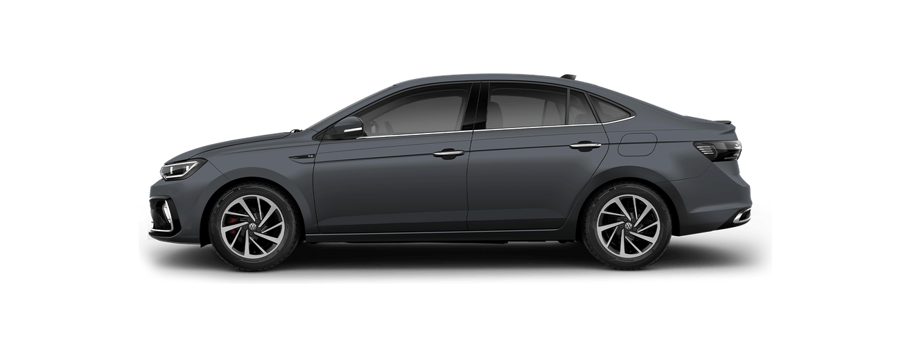 Volkswagen Virtus in Carbon Steel Grey Matte