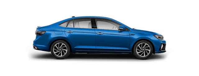 Volkswagen Virtus in Lava Blue