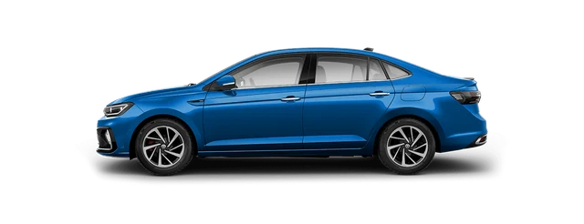 Volkswagen Virtus in Lava Blue