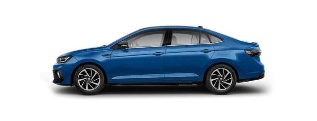 Volkswagen Virtus in Rising Blue