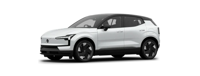 Volvo EX30 in Crystal White
