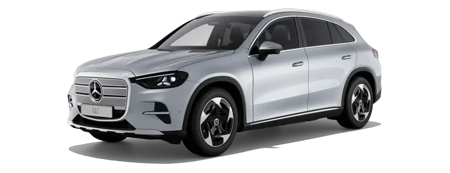 Mercedes-Benz GLC 400 4MATIC with EQ technology in High-tech Silver, front three-quarter